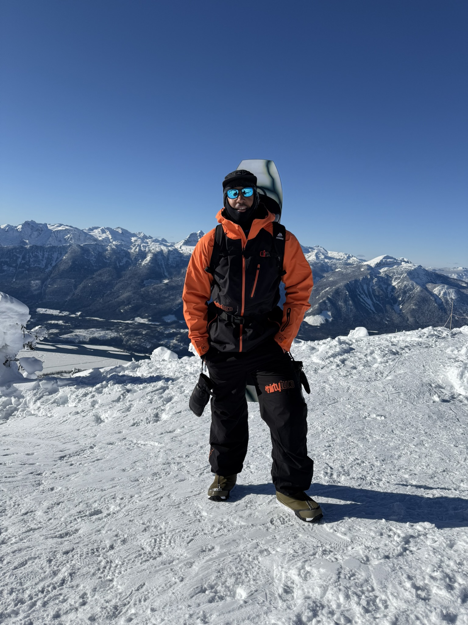 "Dennis at Sub Peak at Revelstoke Mountain Resort"